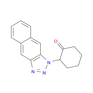 Cyclohexanone, 2-(1H-naphtho[2,3-d]triazol-1-yl)-