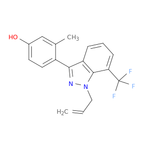 Phenol, 3-methyl-4-[1-(2-propenyl)-7-(trifluoromethyl)-1H-indazol-3-yl]-