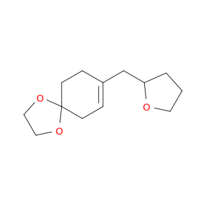 1,4-Dioxaspiro[4.5]dec-7-ene, 8-[(tetrahydro-2-furanyl)methyl]-