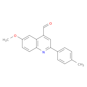 4-Quinolinecarboxaldehyde, 6-methoxy-2-(4-methylphenyl)-