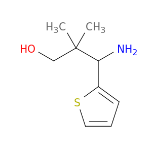 3-amino-2,2-dimethyl-3-(thiophen-2-yl)propan-1-ol