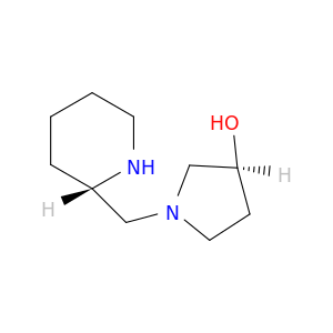 3-Pyrrolidinol, 1-[(2S)-2-piperidinylmethyl]-, (3S)-