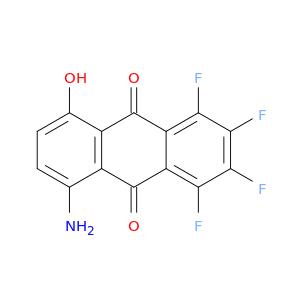 5-氨基-1,2,3,4-四氟-8-羟基-9,10-炭疽丁烯