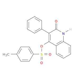 2(1H)-Quinolinone, 4-[[(4-methylphenyl)sulfonyl]oxy]-3-phenyl-