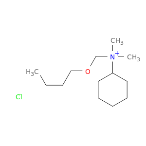 Cyclohexanaminium, N-(butoxymethyl)-N,N-dimethyl-, chloride