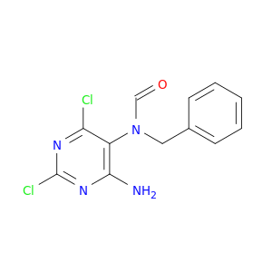 N-(4-氨基-2,6-二氯-5-嘧啶基)-N-(苯基甲基)甲酰胺