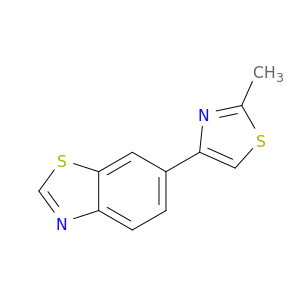 Benzothiazole, 6-(2-methyl-4-thiazolyl)-