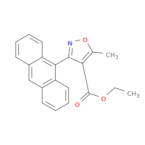 4-Isoxazolecarboxylic acid, 3-(9-anthracenyl)-5-methyl-, ethyl ester