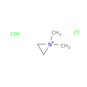 Aziridinium,1,1-dimethyl-, chloride, hydrochloride (1:1:1)