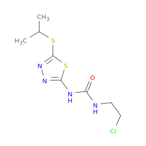 Urea, N-(2-chloroethyl)-N'-[5-[(1-methylethyl)thio]-1,3,4-thiadiazol-2-yl]-
