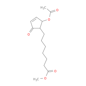 3-Cyclopentene-1-heptanoic acid, 2-(acetyloxy)-5-oxo-, methyl ester