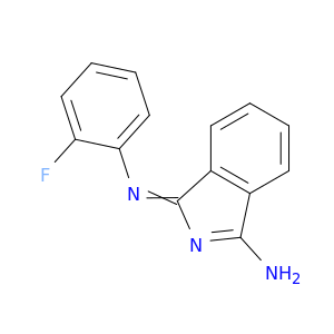 1-[(2-Fluorophenyl)imino]-1H-isoindol-3-amine