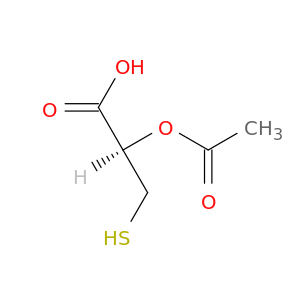 Propanoic acid, 2-(acetyloxy)-3-mercapto-, (R)-