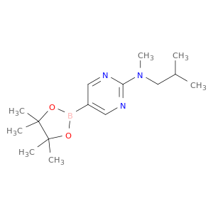 N-Isobutyl-5-(4,4,5,5-tetramethyl-1,3,2-dioxaborolan-2-yl)pyrimidin-2-amine