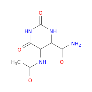 4-Pyrimidinecarboxamide, 5-(acetylamino)hexahydro-2,6-dioxo-