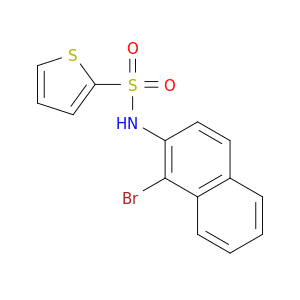 2-Thiophenesulfonamide, N-(1-bromo-2-naphthalenyl)-