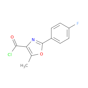 4-Oxazolecarbonyl chloride, 2-(4-fluorophenyl)-5-methyl-