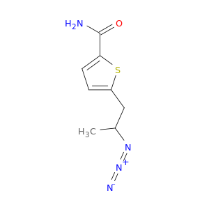 2-Thiophenecarboxamide, 5-(2-azidopropyl)-
