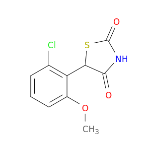 2,4-Thiazolidinedione, 5-(2-chloro-6-methoxyphenyl)-