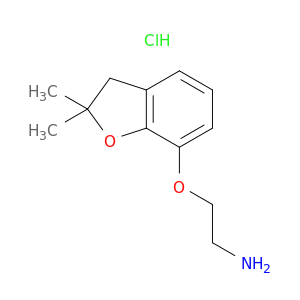 7-(2-Aminoethoxy)-2,2-dimethyl-2,3-dihydro-1-benzofuran Hydrochloride