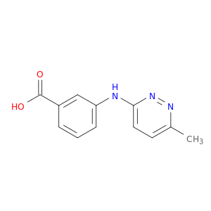 3-[(6-methylpyridazin-3-yl)amino]benzoic acid