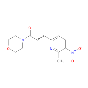Morpholine, 4-[3-(6-methyl-5-nitro-2-pyridinyl)-1-oxo-2-propenyl]-