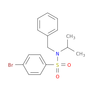 4-溴-N-(1-甲基乙基)-N-(苯基甲基)-苯磺酰胺