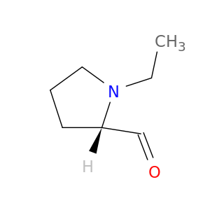 2-Pyrrolidinecarboxaldehyde, 1-ethyl-, (2S)-