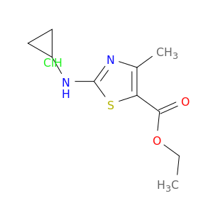 ethyl 2-(cyclopropylamino)-4-methyl-1,3-thiazole-5-carboxylate hydrochloride