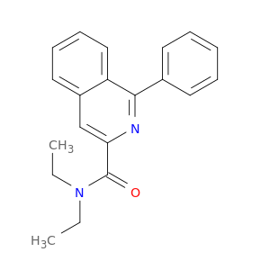3-Isoquinolinecarboxamide, N,N-diethyl-1-phenyl-
