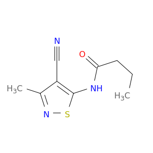 Butanamide, N-(4-cyano-3-methyl-5-isothiazolyl)-