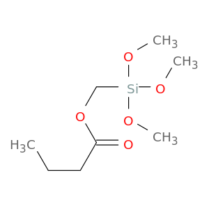 Butanoic acid, (trimethoxysilyl)methyl ester
