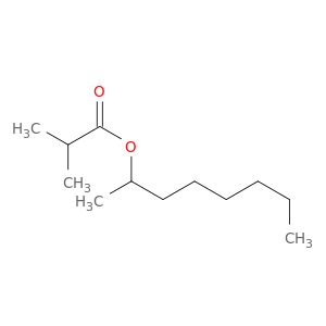 Propanoic acid, 2-methyl-, 1-methylheptyl ester