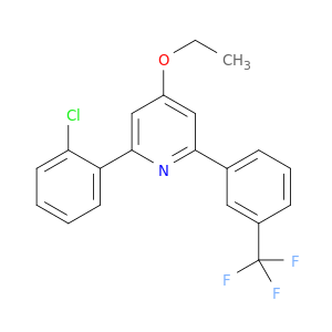Pyridine,2-(2-chlorophenyl)-4-ethoxy-6-[3-(trifluoromethyl)phenyl]-