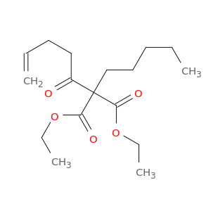 Propanedioic acid, (1-oxo-4-pentenyl)pentyl-, diethyl ester