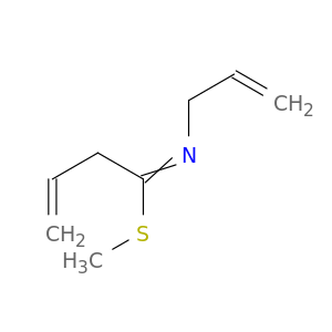 3-Butenimidothioic acid, N-2-propenyl-, methyl ester