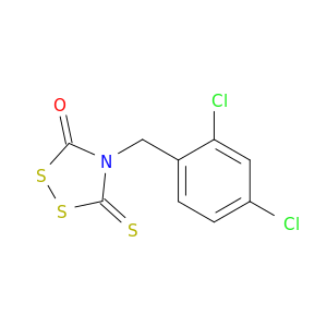 1,2,4-Dithiazolidin-3-one, 4-[(2,4-dichlorophenyl)methyl]-5-thioxo-