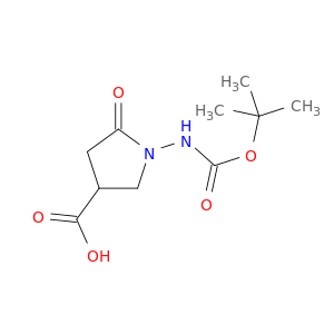 1-{[(tert-butoxy)carbonyl]amino}-5-oxopyrrolidine-3-carboxylic acid