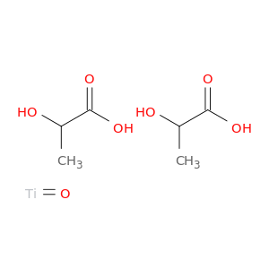 2-hydroxypropanoic acid- oxotitanium(2:1)