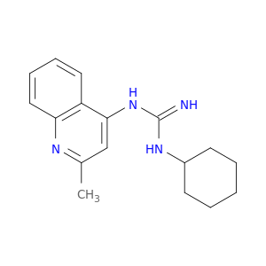 N-CYCLOHEXYL-N'-(2-METHYL-4-QUINOLINYL)GUANIDINE