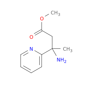 methyl 3-amino-3-(pyridin-2-yl)butanoate