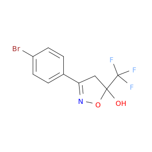5-Isoxazolol, 3-(4-bromophenyl)-4,5-dihydro-5-(trifluoromethyl)-