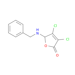 2(5H)-Furanone, 3,4-dichloro-5-[(phenylmethyl)amino]-