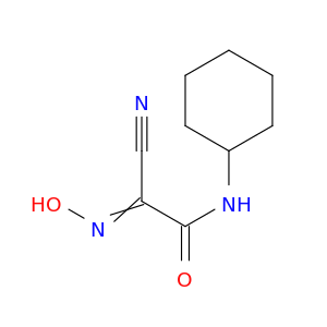 Acetamide, 2-cyano-N-cyclohexyl-2-(hydroxyimino)-