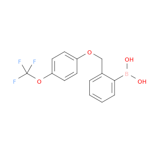 2-((4'-(三氟甲氧基)苯氧基)甲基)苯基硼酸