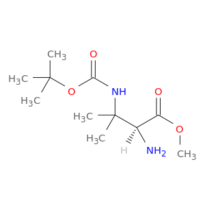 (S)-2-氨基-3-叔丁氧羰基氨基-3-甲基丁酸甲酯