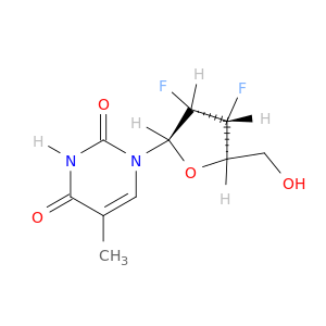 Uridine,2',3'-dideoxy-2',3'-difluoro-5-methyl- (9CI)