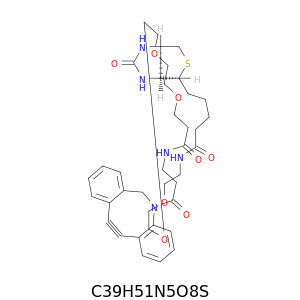 (3as,4s,6ar)-n-[19-(11,12-didehydridibenz[b,f]氮杂素-5(6h)-yl)-15,19-二氧氧-3,6,9,12-四氧化硅-16-azanonadec-1-yl]六羟基-2-oxo-1h-thieno[3,4-d]咪唑-4-五戊酰胺