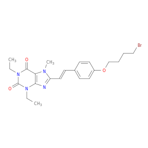 (E)-8-(4-(4-BROMOBUTOXY)STYRYL)-1,3-DIETHYL-7-METHYLXANTHINE