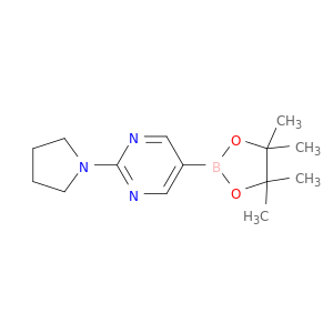 2-(吡咯烷-1-基)-5-(4,4,5,5-四甲基-1,3,2-二氧杂环戊硼烷-2-基)嘧啶